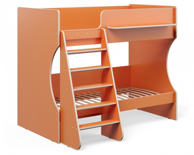 Кровать двухъярусная Р434 Капризун 3, оранжевый. Фото №3
