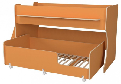 Кровать двухъярусная Р444 Капризун 7, оранжевый. Фото №3