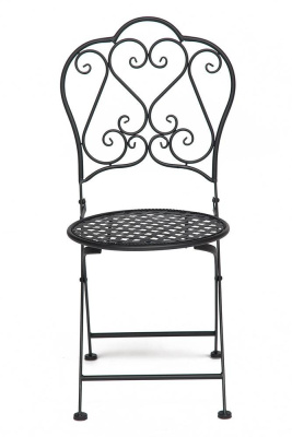 Кованый стул Secret De Maison Love Chair черный. Фото №2