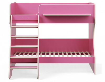 Кровать двухъярусная Р434 Капризун 3, розовый. Фото №5